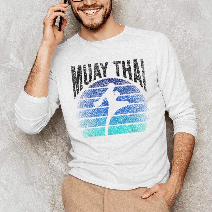Muay Thai Hobby Fighter Martial Arts Boxing Men's Long Sleeve T-Shirt