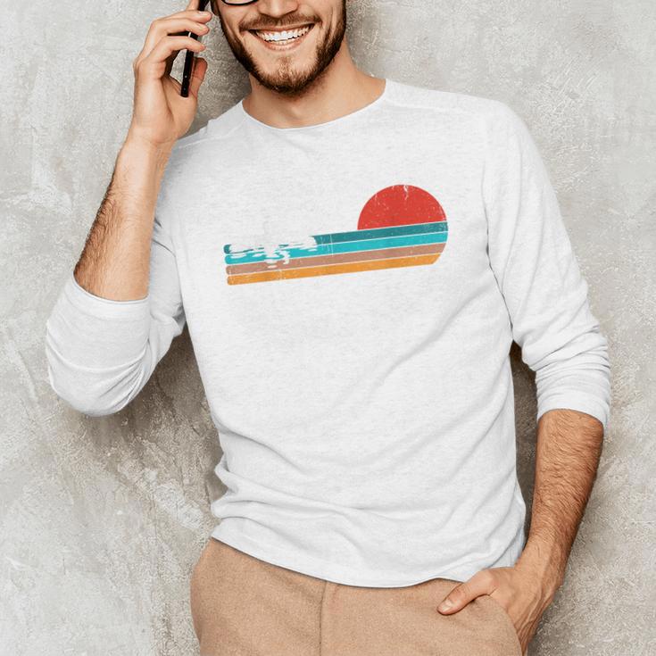 Paddling Canoe Retro Vintage For Canoeists And Paddle Men's Long Sleeve T-Shirt