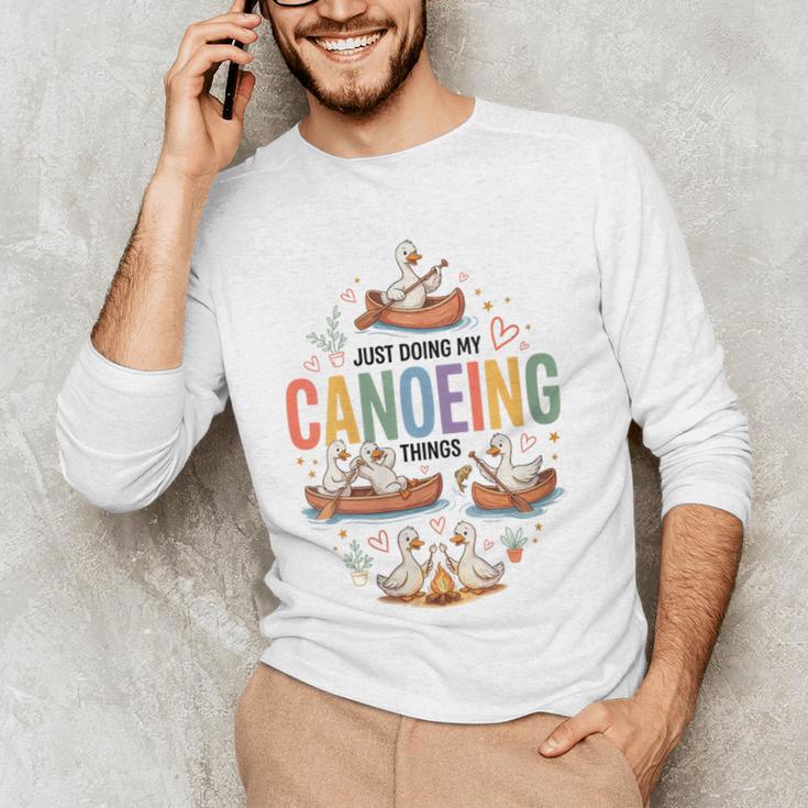 Women's Canoeing Canoe Paddle Water Flatwater Recreational Men's Long Sleeve T-Shirt Women's Canoeing Canoe Paddle Water Flatwater Recreational Men's Long Sleeve T-Shirt
