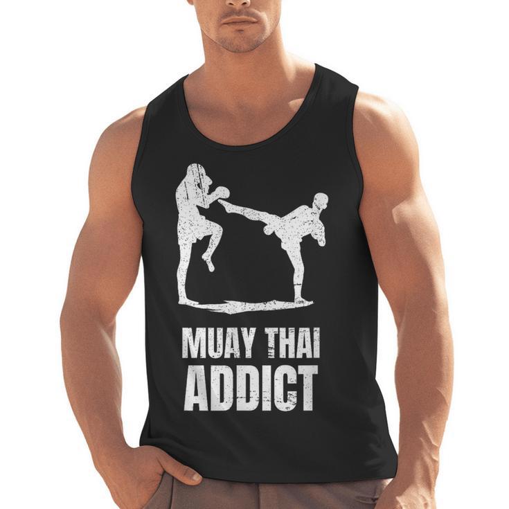 Addicted To Muay Thai Graphic Shirt Men Tank Top