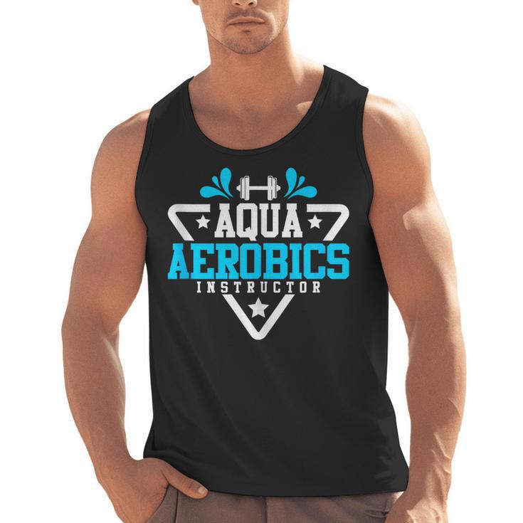 Aqua Aerobics Swimming Water Instructor Fitness Waterobics Men Tank Top