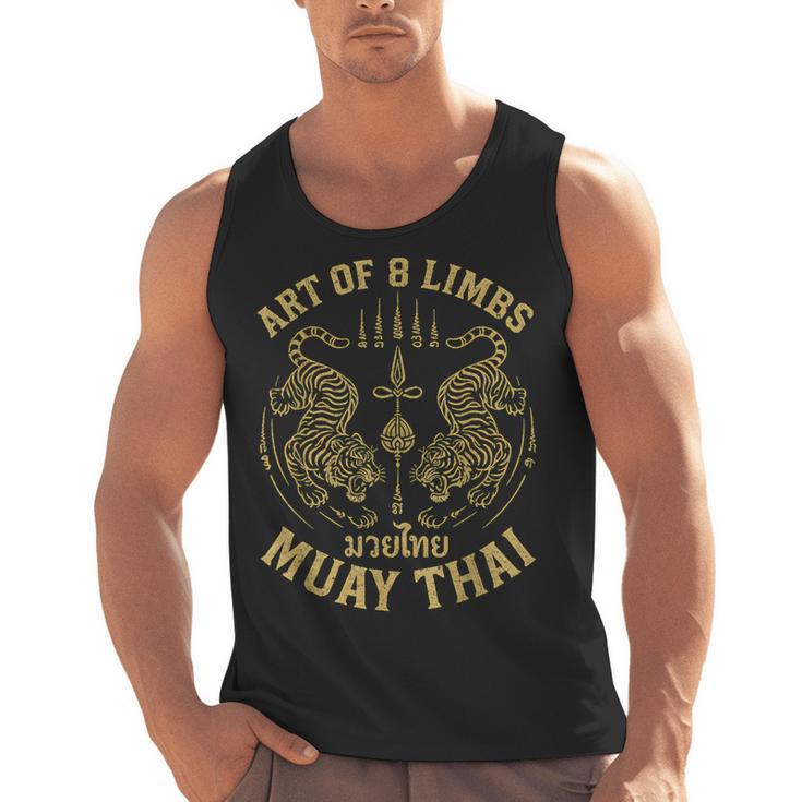 Art Of 8 Limbs MMA Tiger Muay Thai Fighter Muay Thai Men Tank Top