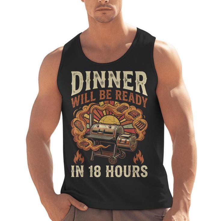 BBQ Dad Smoking Meat Smoker Barbecue Men Tank Top, trending gift