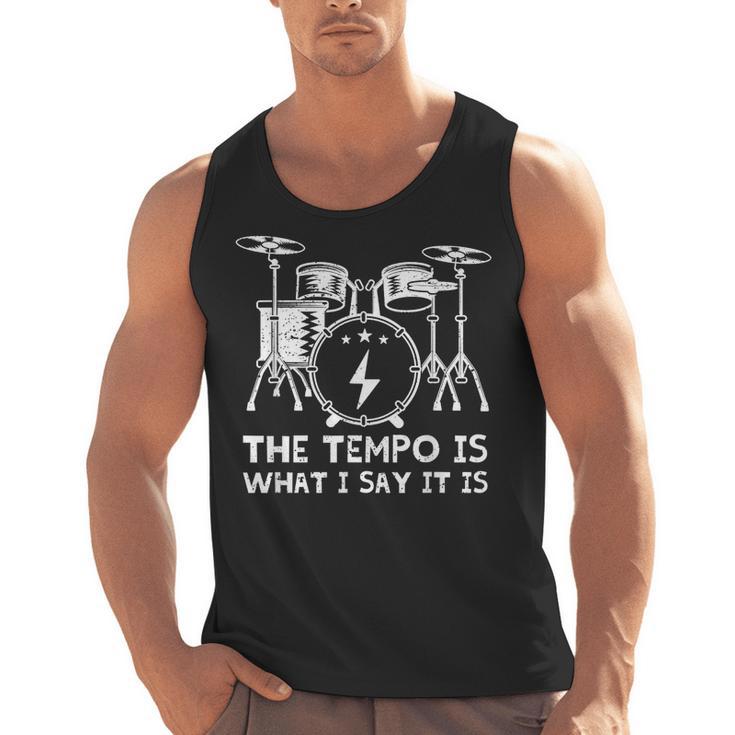 Best Drum For Men Women Drummer Drum Kit Drumming Men Tank Top