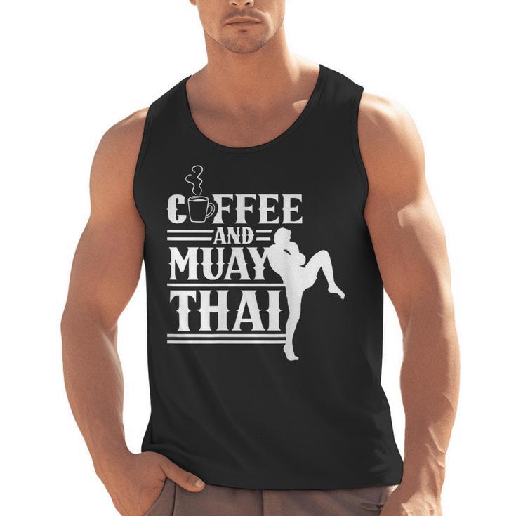 Coffee And Muay Thai Martial Arts Boxing Hobby Fighter Men Tank Top