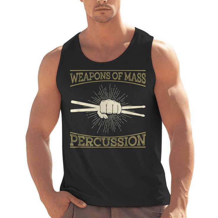 Drummer Music  Drum Kit Men Tank Top