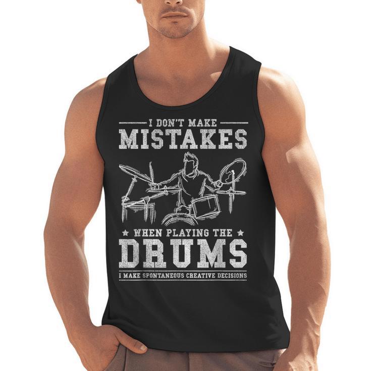 Drummer Music Drum Kit Men Tank Top