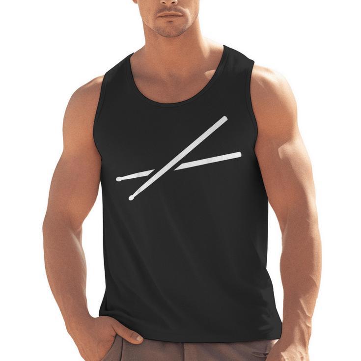 Drumsticks Drum Kit Men Tank Top