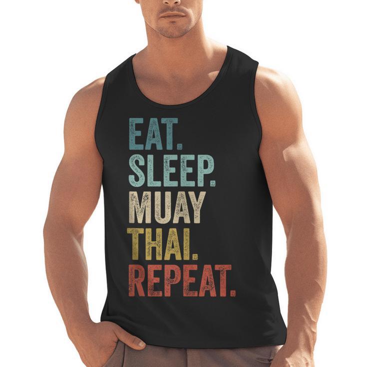 Eat Sleep Muay Thai Repeat Thai Boxing Men Tank Top