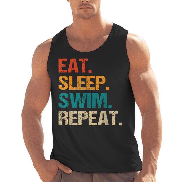 Eat Sleep Swim Repeat Pool Swimmer Water Polo Swimming Men Tank Top, trending gift Eat Sleep Swim Repeat Pool Swimmer Water Polo Swimming Men Tank Top, trending gift