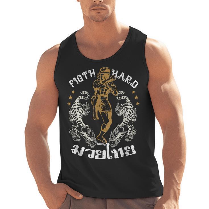 Fight Hard Traditional Fighter Muay Thai Men Tank Top