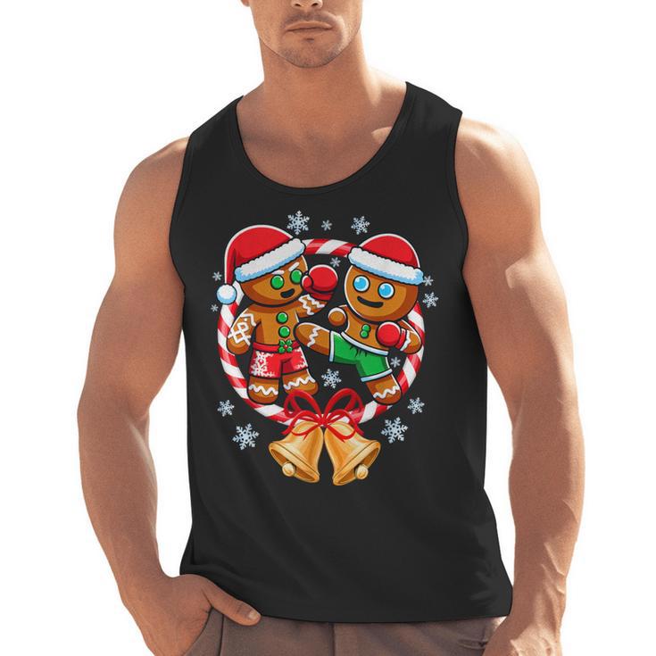 Gingerbread Cookies Christmas Fighting Muay Thai Men Tank Top