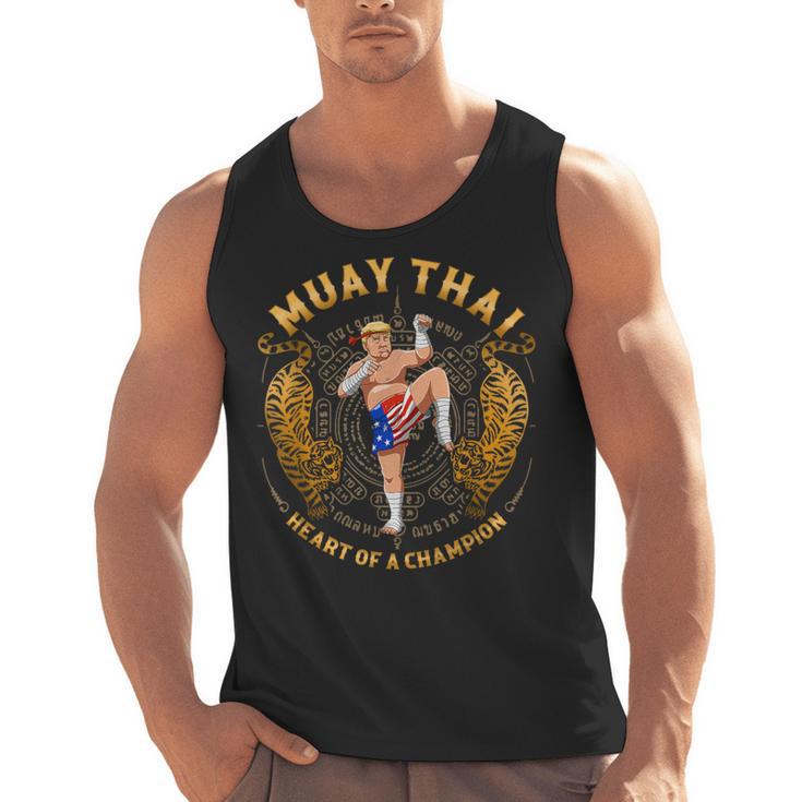 Heart Of a Champion Kickboxing And Muay Thai Trump Men Tank Top