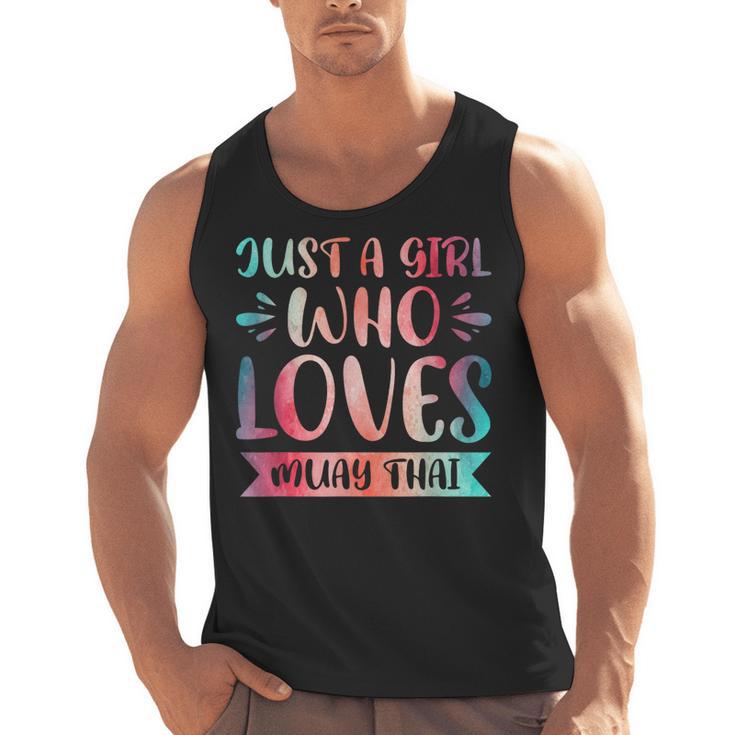 Just a Girl Who Loves Muay Thai Men Tank Top