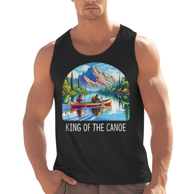 King Of The Canoe Canoeing Men Tank Top