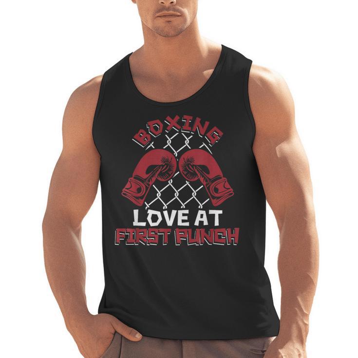 Love At First Punch Professional Boxer Muay Thai Boxing Men Tank Top, trending gift Love At First Punch Professional Boxer Muay Thai Boxing Men Tank Top, trending gift