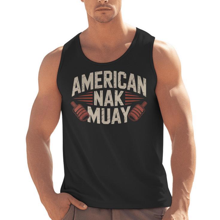 Muay Thai American Nak Fighter Identity Boxing Proud Sport Men Tank Top