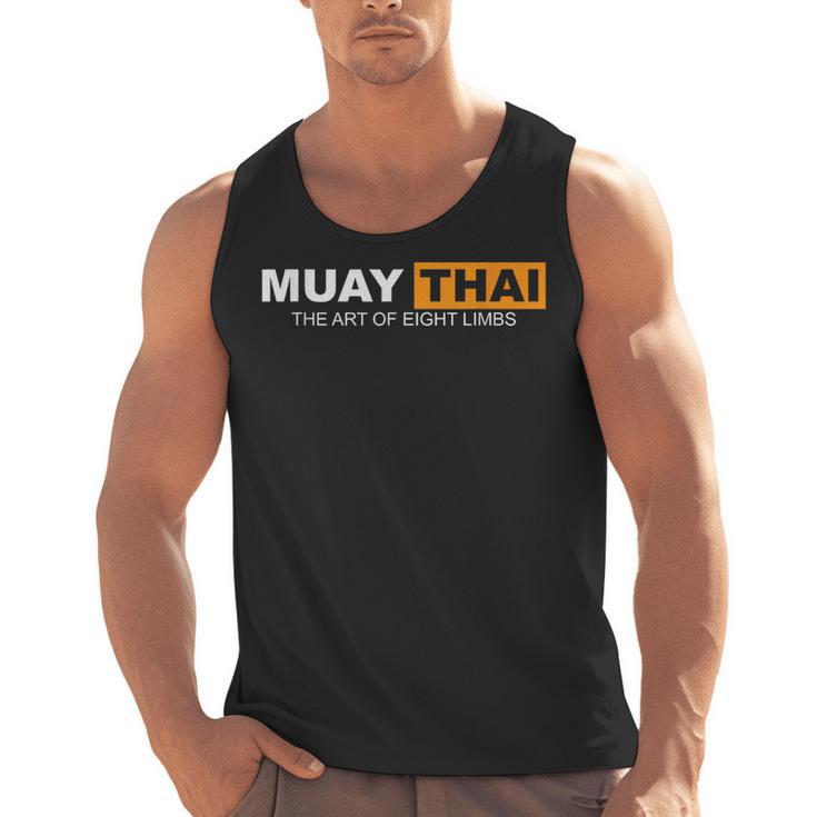 Muay Thai The Art Of Eight Limbs Kickboxing And MMA Fighter Men Tank Top