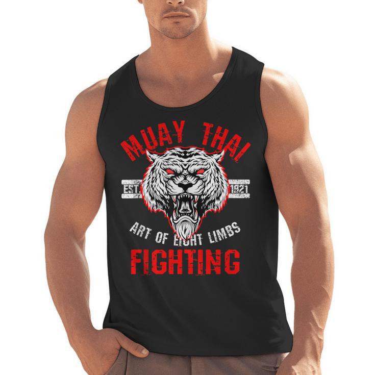 Muay Thai Art Of Eight Limbs Sak Yant Thai Boxing MMA Arts Men Tank Top