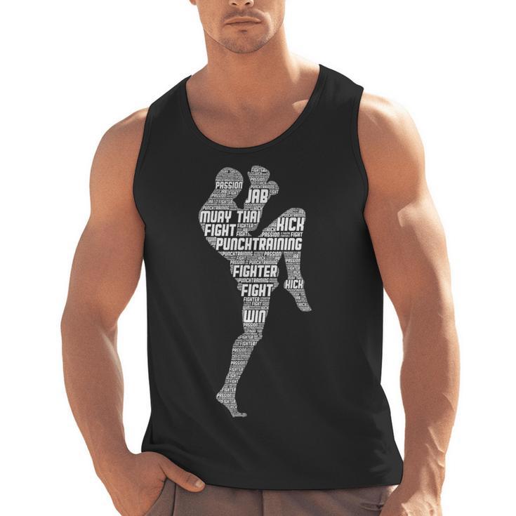 Muay Thai Thai Boxes Taekwondo Men Boys Children Men Tank Top