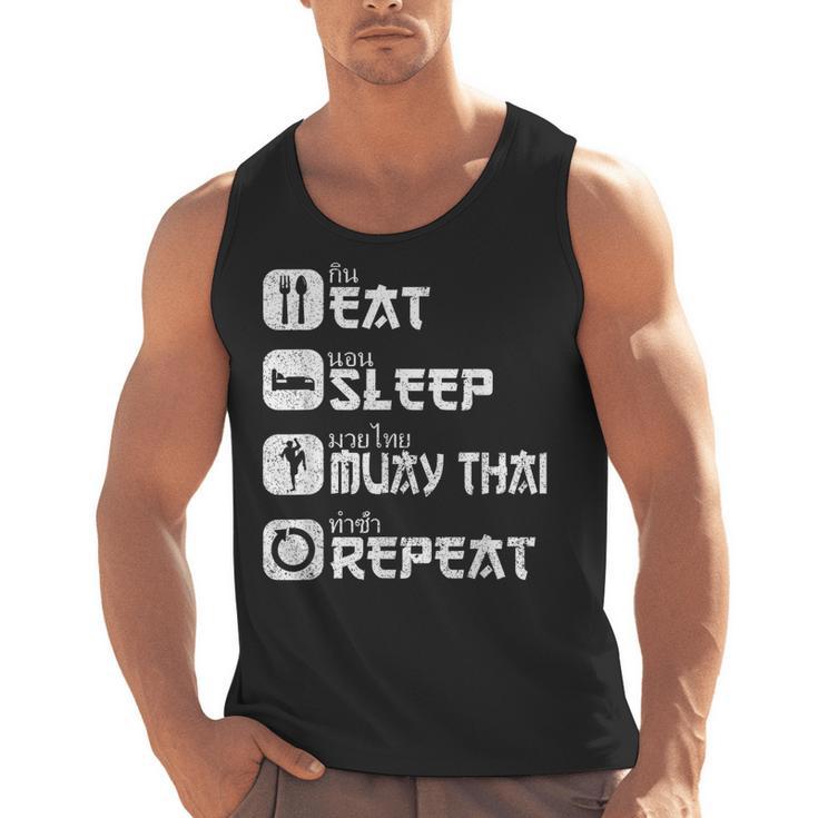 Muay Thai Boxing Thai Boxer Thai Kickboxing Men Tank Top