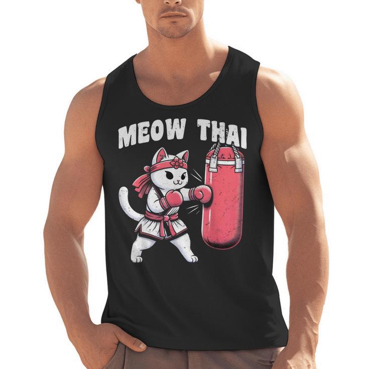 Muay Thai Cat Meow Thai Women Neko Costume Muay Thai Men Tank Top