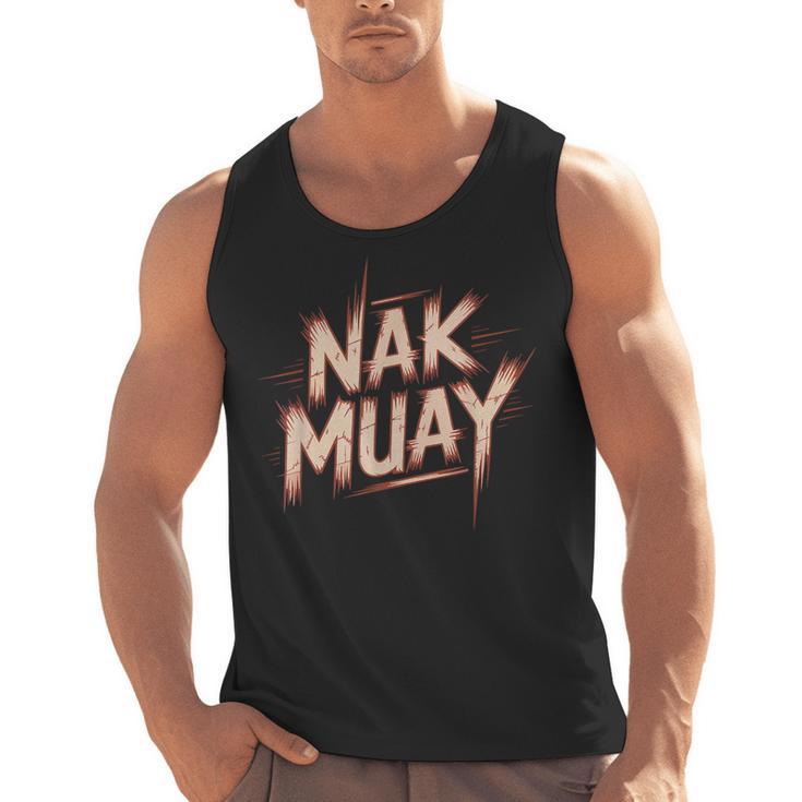 Muay Thai Fighter Nak Identity Training Practitioner Proud Men Tank Top