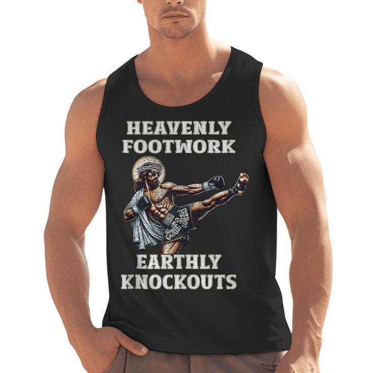 Muay Thai Lord Jesus Kickboxing Christian Men Tank Top