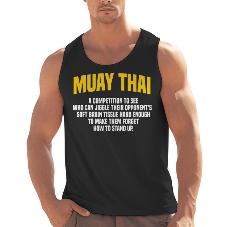 Muay Thai Martial Arts Combat Sports Men Tank Top