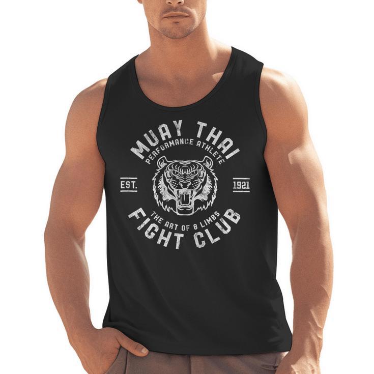 Muay Thai Street Fight Club MMA Tiger Kick Boxing Club Men Tank Top