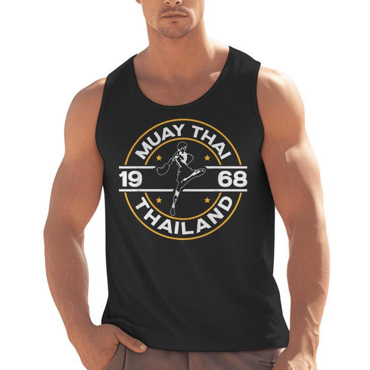 Muay Thai Thailand Fighter Fighting Combat 1969 Thai Boxing Men Tank Top
