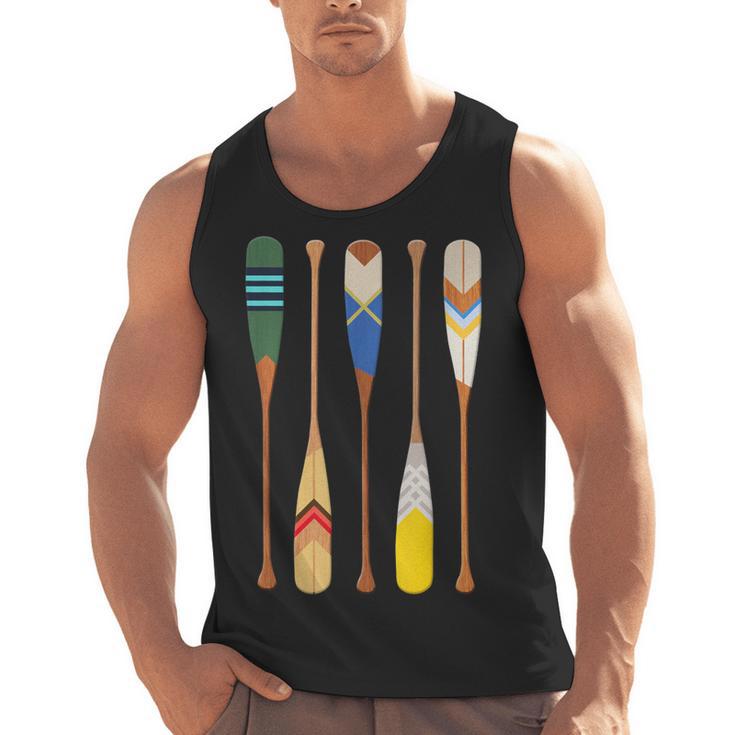 Paddle Canoe Men Tank Top