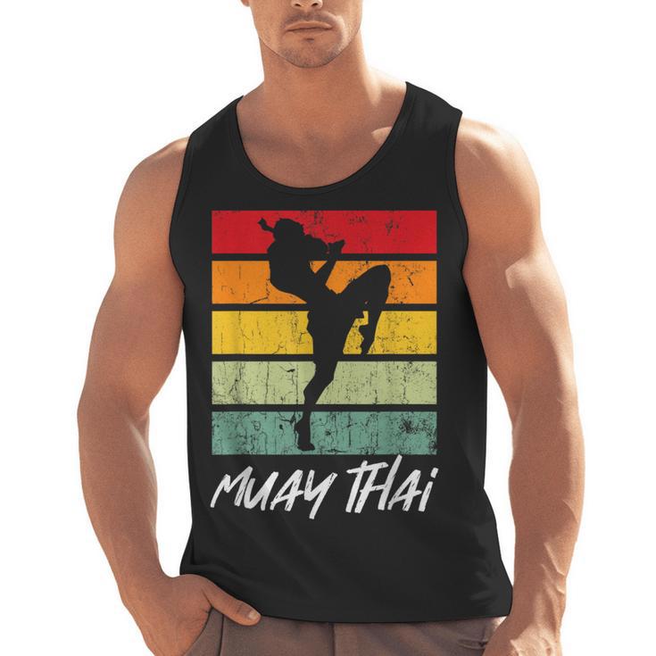 Retro Muay Thai Vintage MMA Martial Arts Thailand Boxing Men Tank Top