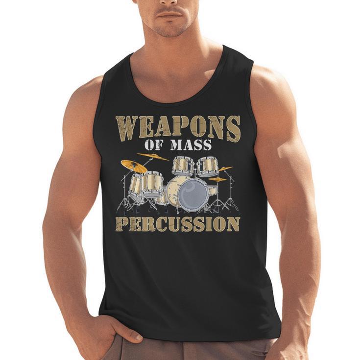 Rock Band Musical Instrument Drum Kit Men Tank Top