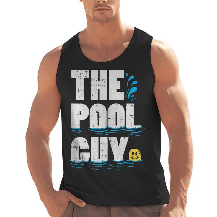 Summer Pool Guy Swimming Pool Boy Men Tank Top