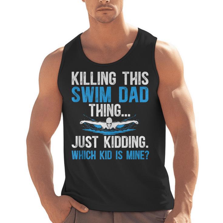 This Swim Dad Thing Swimming Dad Of A Swimmer Father Men Tank Top