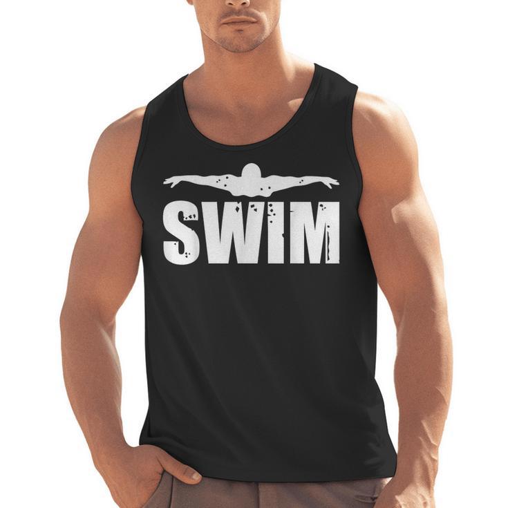 Swim Sports Swimming Water Athletic Swimmer Men Tank Top
