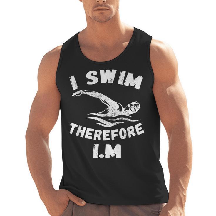 Swimming Competitive Freestyle Swim For Swimmer Men Tank Top