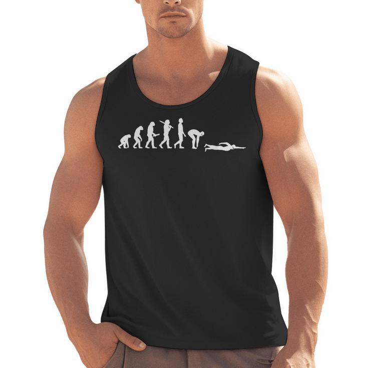 Swimming Evolution For Swimmers Men Tank Top