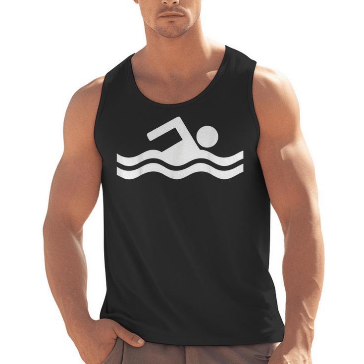 Swimming Symbol Men Tank Top