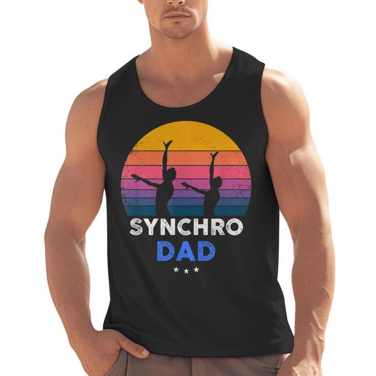 Synchronized Swimming Synchro Dad Men Tank Top
