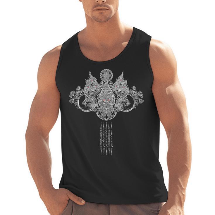 Thai Sak Yant Tattoo Muay Thai Art Men Tank Top