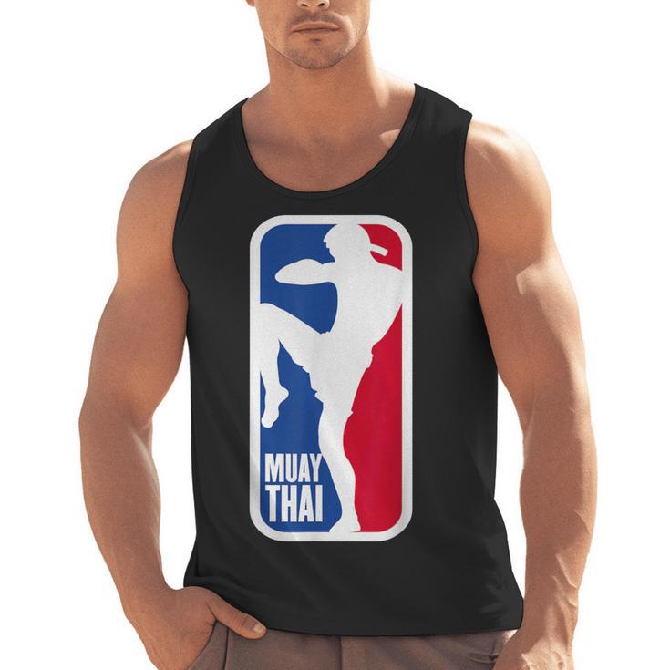 Vintage Muay Thai Fighter MMA Street Fight Kickboxing Club Men Tank Top