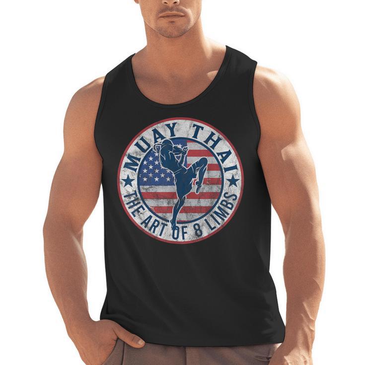 Vintage Muay Thai Karate Boxing Mixed Martial Arts Men Tank Top