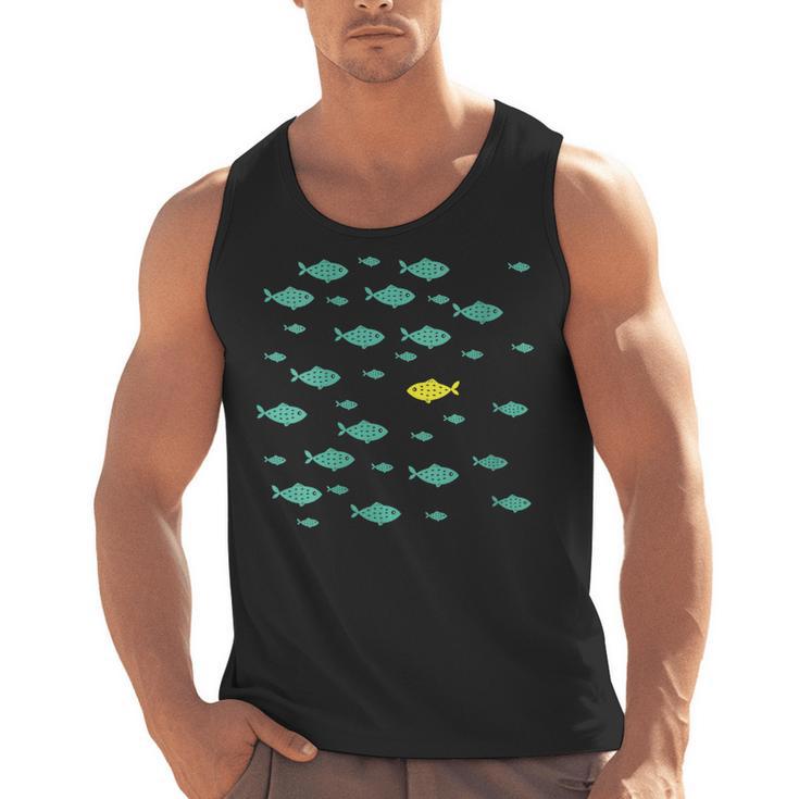 Women's Swimming Against The Current Motivational Inspiration Men Tank Top