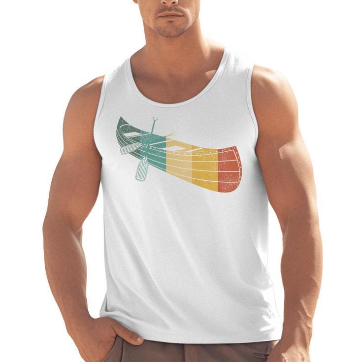 Canoe Canoeing Retro Vintage Men Tank Top