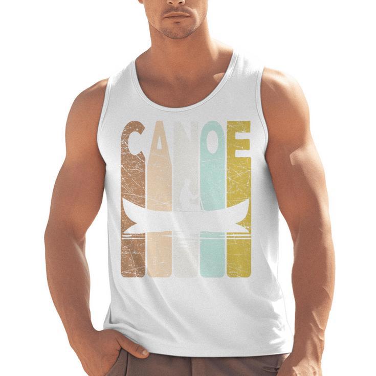 Canoe Vintage Canoeing Retro Canoe Paddling Premium Tri-Blend Men Tank Top