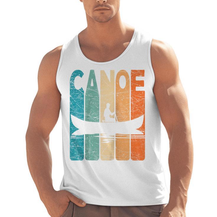 Canoe Vintage Canoeing Retro Canoe Paddling Raglan Baseball Tee Men Tank Top