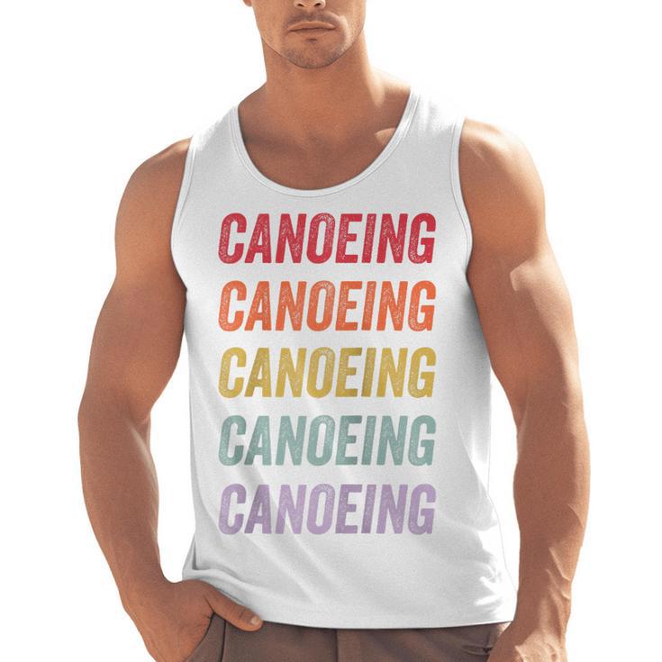 Canoeing Raglan Baseball Tee Men Tank Top