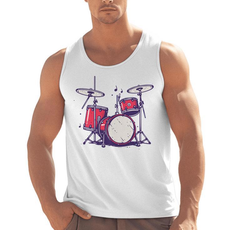 Drum Kit Electronic Drums Sweatshirt Men Tank Top